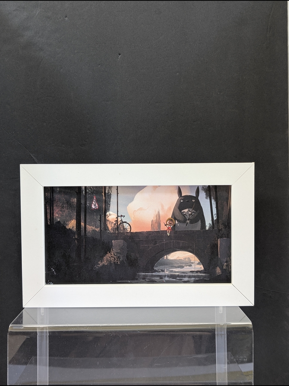 Hayao Miyazaki My Neighbor Totoro Framed Illustration Art Print
